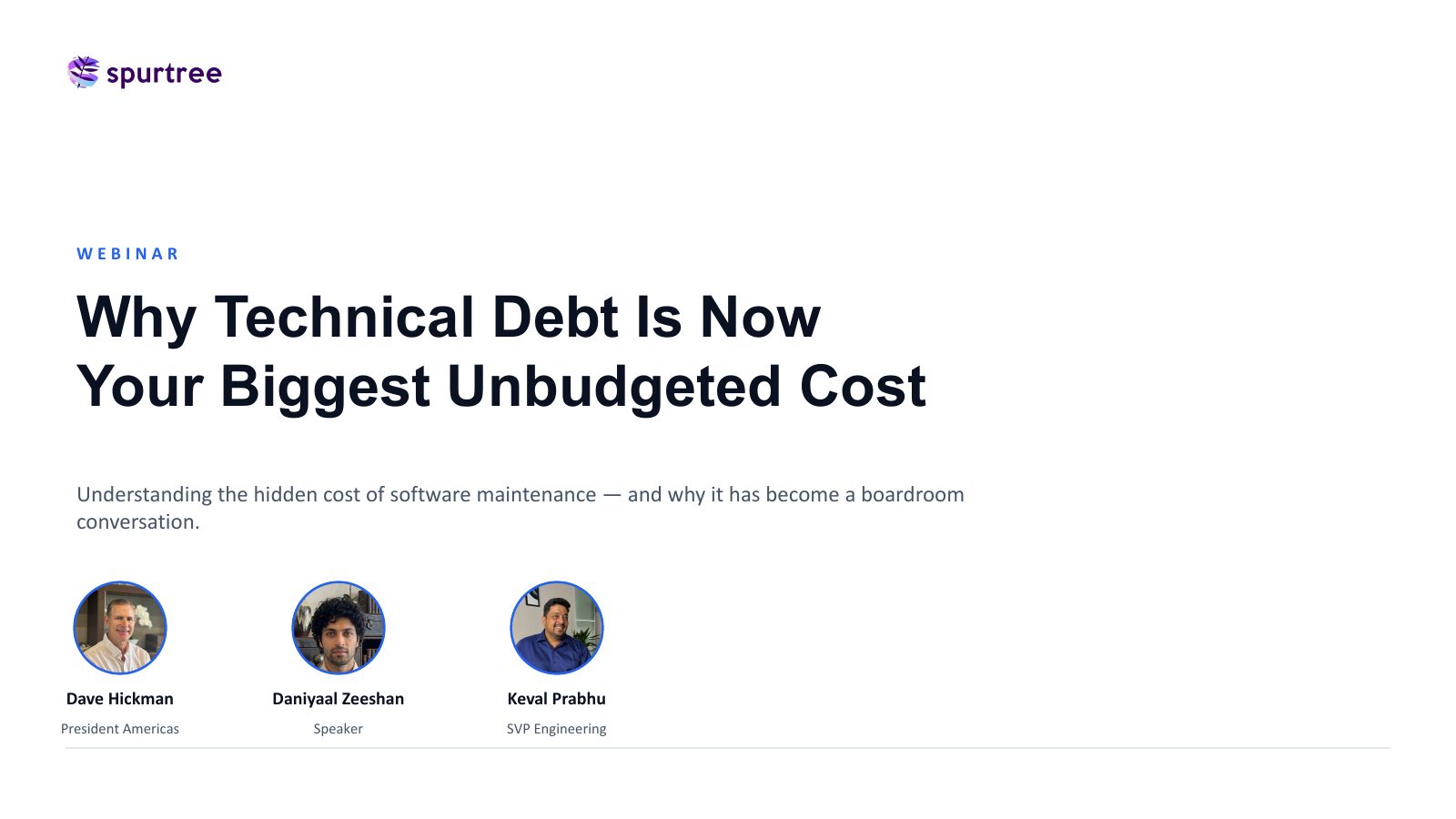 The Hidden Cost of Technical Debt — slide 1 of 28
